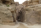 Jordanien – Petra, am Eingang des Siq