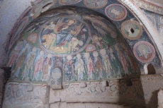 Kappadokien: Deckenmalerei einer Höhlenkirche