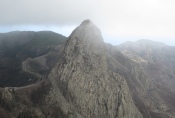 La Gomera: Der Roque de Agando zeigte sich nur hin und wieder