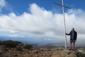 La Gomera: Am Gipfelkreuz des Fortaleza