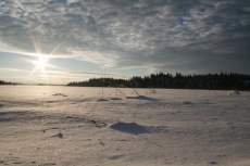 Lapplands Drag: Glitzernder, unberührter Schnee