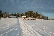 Lapplands Drag: Lapplands Drag vom zugefrorenen Fluss