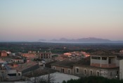 Mallorca - Blick von Hotelzimmer bei Sonnenuntergang