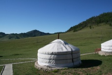Mongolei: Ausblick von unserem Camp