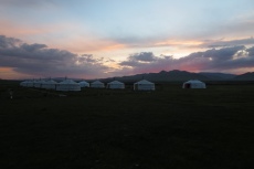Mongolei: Sonnenuntergang im Orkhon-Tal