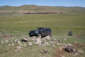 Mongolei: Schwieriges Gelände