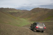 Mongolei: Passhöhe im Altai (2400m)