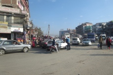 Nepal - Straßenszene in Kathmandu