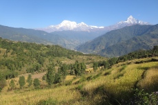 Nepal - Blick aufs Annapurna-Massiv