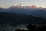 Nepal - Annapurna-Massiv im Sonnenaufgang