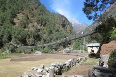 Nepal - Hängebrücke über den Dudh Kosi