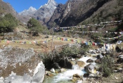 Nepal - Bachquerung bei Theso