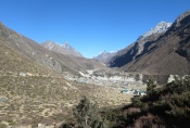 Nepal - Blick auf Thametang