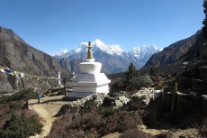 Nepal - Stupa beim Kloster Thame