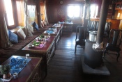Nepal - Restaurant im Kongde Hotel