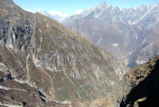 Nepal - Dort sind wir gestern hochgekommen