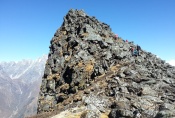 Nepal - Abstieg vom Sherpa-Peak