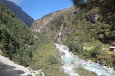 Nepal - Auf dem Abstieg von Kongde nach Phakding