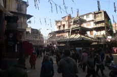 Nepal - Kleiner Tempel in Kathmandu