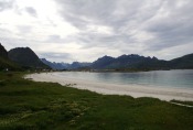 Nordkap, Hurtigruten und Lofoten: Sandstrand bei Justnes