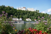 Passau - Blick auf Veste Oberhaus