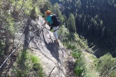 Im Stuibenfall-Klettersteig