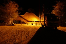 Botswana - Abendstimmung in der Nate Lodge
