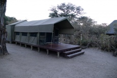 Botswana - Zelt in der Mogotlho-Lodge
