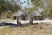 Botswana - Typische Dorfszene